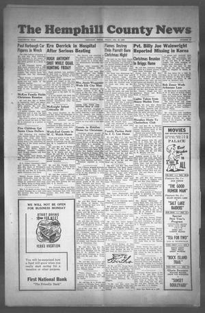 The Hemphill County News (Canadian, Tex), Vol. THIRTEENTH YEAR, No. 17, Ed. 1, Friday, December 29, 1950
