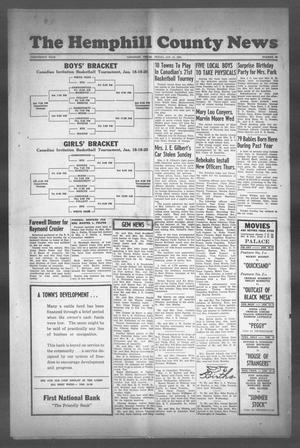 The Hemphill County News (Canadian, Tex), Vol. THIRTEENTH YEAR, No. 19, Ed. 1, Friday, January 12, 1951