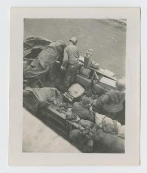 Primary view of object titled '[Soldiers in a Truck]'.