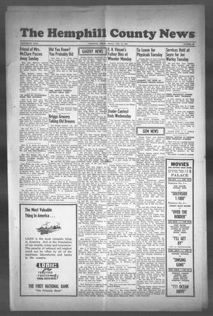 The Hemphill County News (Canadian, Tex), Vol. THIRTEENTH YEAR, No. 25, Ed. 1, Friday, February 23, 1951