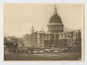 Primary view of object titled '[Photograph of St. Paul's Cathedral]'.