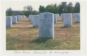 Primary view of object titled '[Gravestone of Frederick Field]'.