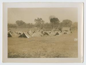 [Soldiers in Tent City]