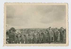 Primary view of object titled '[Soldiers Saluting]'.