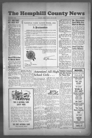Primary view of object titled 'The Hemphill County News (Canadian, Tex), Vol. THIRTEENTH YEAR, No. 47, Ed. 1, Tuesday, July 24, 1951'.