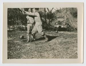 [Two Soldiers Play Fighting]