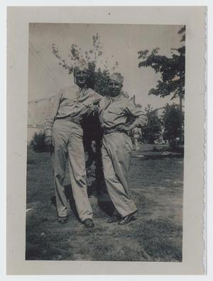 Primary view of object titled '[Photograph of Two Soldiers]'.