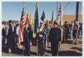 Photograph: [Bill Funke Holding Flag]
