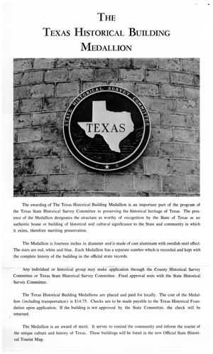 [Historic Marker Application: Gonzales College]