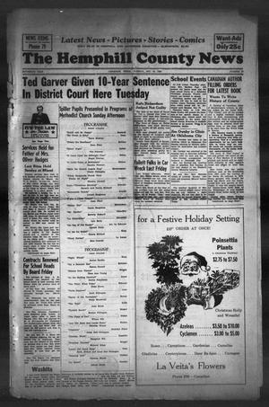 The Hemphill County News (Canadian, Tex), Vol. 15, No. 15, Ed. 1, Tuesday, December 16, 1952
