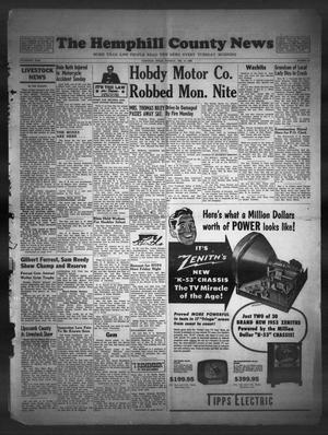 The Hemphill County News (Canadian, Tex), Vol. 15, No. 24, Ed. 1, Tuesday, February 17, 1953