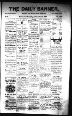 The Daily Banner. (Brenham, Tex.), Vol. 1, No. 266, Ed. 1 Thursday, November 9, 1876