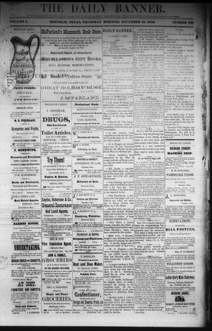 The Daily Banner. (Brenham, Tex.), Vol. 5, No. 306, Ed. 1 Thursday, December 16, 1880