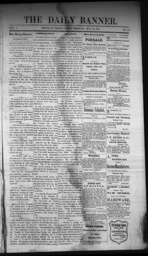 The Daily Banner. (Brenham, Tex.), Vol. 3, No. 110, Ed. 1 Friday, May 10, 1878