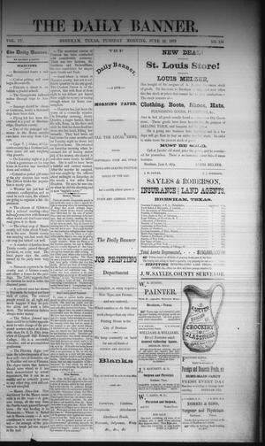 The Daily Banner. (Brenham, Tex.), Vol. 4, No. 138, Ed. 1 Tuesday, June 10, 1879