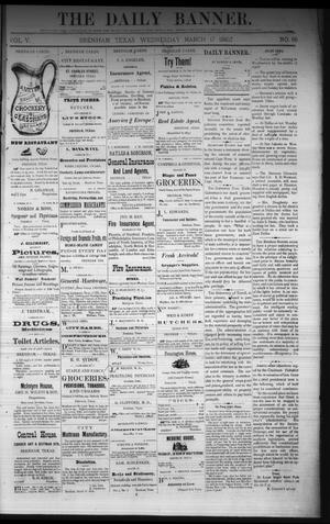 The Daily Banner. (Brenham, Tex.), Vol. 5, No. 66, Ed. 1 Wednesday, March 17, 1880