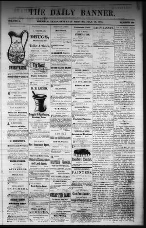 The Daily Banner. (Brenham, Tex.), Vol. 5, No. 160, Ed. 1 Saturday, July 10, 1880