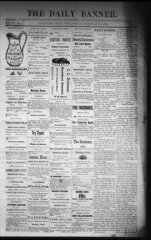 The Daily Banner. (Brenham, Tex.), Vol. 5, No. 30, Ed. 1 Wednesday, February 4, 1880