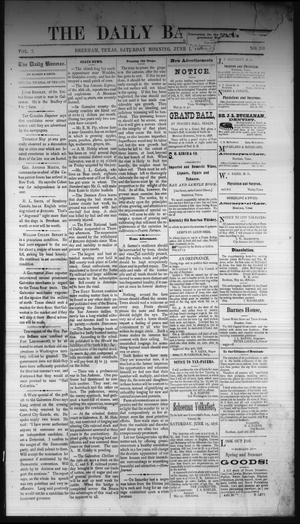 The Daily Banner. (Brenham, Tex.), Vol. 3, No. 131, Ed. 1 Saturday, June 1, 1878
