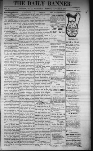 The Daily Banner. (Brenham, Tex.), Vol. 4, No. 25, Ed. 1 Wednesday, January 29, 1879