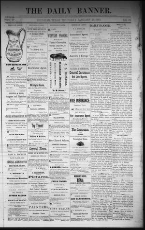 The Daily Banner. (Brenham, Tex.), Vol. 5, No. 25, Ed. 1 Thursday, January 29, 1880