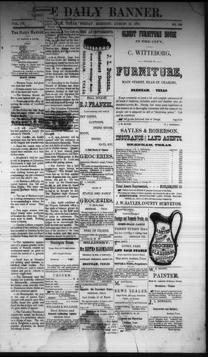 The Daily Banner. (Brenham, Tex.), Vol. 4, No. 194, Ed. 1 Friday, August 15, 1879