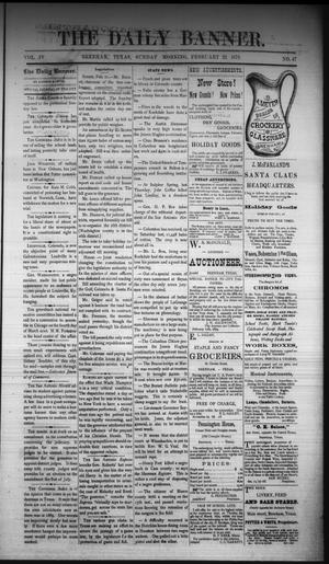 The Daily Banner. (Brenham, Tex.), Vol. 4, No. 47, Ed. 1 Sunday, February 23, 1879