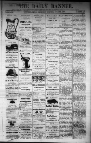 The Daily Banner. (Brenham, Tex.), Vol. 5, No. 154, Ed. 1 Thursday, June 24, 1880