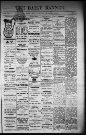 The Daily Banner. (Brenham, Tex.), Vol. 4, No. 293, Ed. 1 Tuesday, December 9, 1879