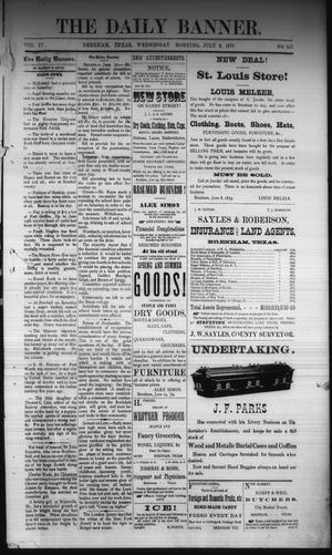 The Daily Banner. (Brenham, Tex.), Vol. 4, No. 157, Ed. 1 Wednesday, July 2, 1879
