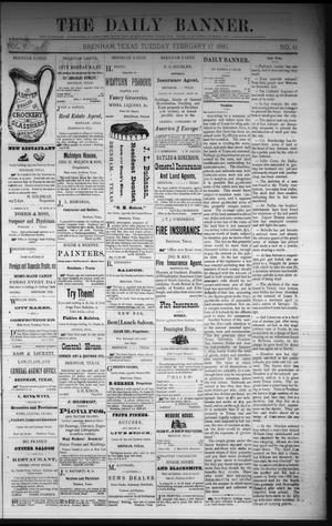 The Daily Banner. (Brenham, Tex.), Vol. 5, No. 41, Ed. 1 Tuesday, February 17, 1880