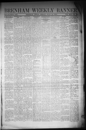 The Daily Banner. (Brenham, Tex.), Vol. 13, No. 28, Ed. 1 Friday, July 12, 1878