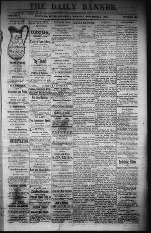 The Daily Banner. (Brenham, Tex.), Vol. 5, No. 272, Ed. 1 Saturday, November 6, 1880