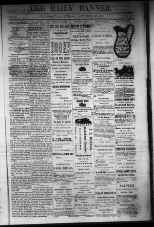 The Daily Banner. (Brenham, Tex.), Vol. 4, No. 227, Ed. 1 Tuesday, September 23, 1879
