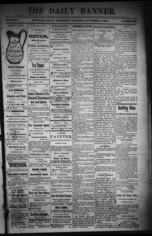 The Daily Banner. (Brenham, Tex.), Vol. 5, No. 269, Ed. 1 Wednesday, November 3, 1880