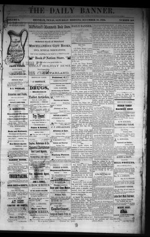 The Daily Banner. (Brenham, Tex.), Vol. 5, No. 308, Ed. 1 Saturday, December 18, 1880