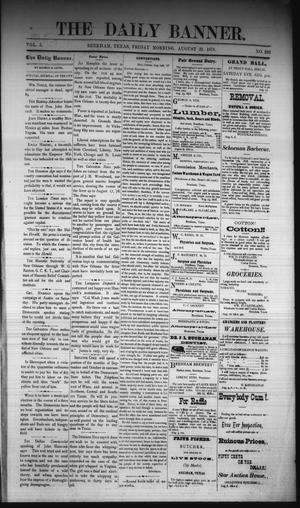 The Daily Banner. (Brenham, Tex.), Vol. 3, No. 202, Ed. 1 Friday, August 23, 1878