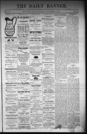 The Daily Banner. (Brenham, Tex.), Vol. 4, No. 297, Ed. 1 Saturday, December 13, 1879