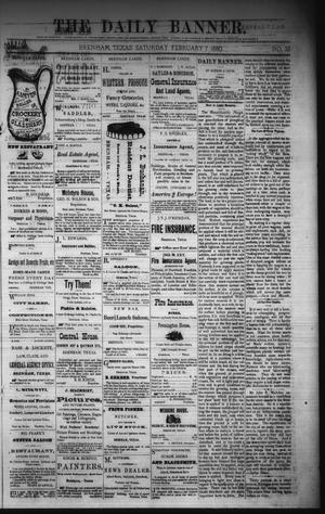 The Daily Banner. (Brenham, Tex.), Vol. 5, No. 33, Ed. 1 Saturday, February 7, 1880
