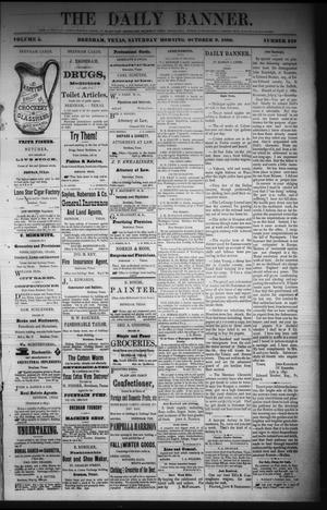 The Daily Banner. (Brenham, Tex.), Vol. 5, No. 249, Ed. 1 Saturday, October 9, 1880