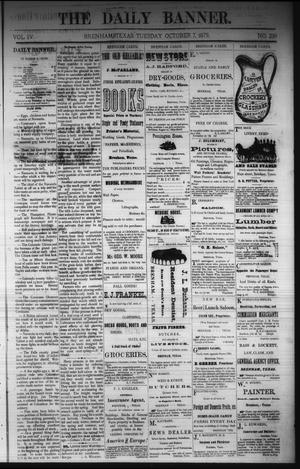 The Daily Banner. (Brenham, Tex.), Vol. 4, No. 239, Ed. 1 Tuesday, October 7, 1879