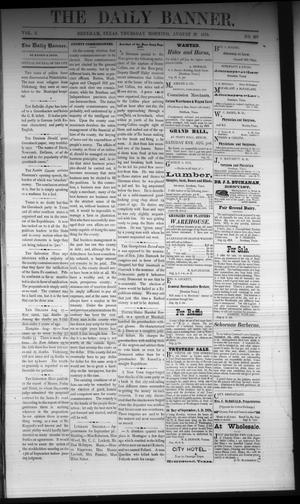 The Daily Banner. (Brenham, Tex.), Vol. 3, No. 207, Ed. 1 Thursday, August 29, 1878