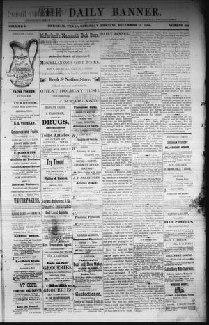 The Daily Banner. (Brenham, Tex.), Vol. 5, No. 302, Ed. 1 Saturday, December 11, 1880