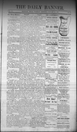 The Daily Banner. (Brenham, Tex.), Vol. 4, No. 18, Ed. 1 Tuesday, January 21, 1879