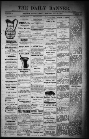 The Daily Banner. (Brenham, Tex.), Vol. 5, No. 177, Ed. 1 Saturday, July 17, 1880