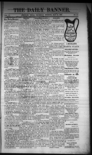 The Daily Banner. (Brenham, Tex.), Vol. 4, No. 116, Ed. 1 Thursday, May 15, 1879