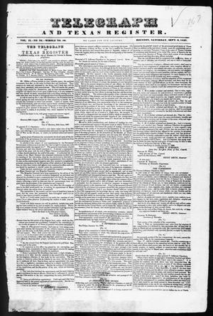 Telegraph and Texas Register (Houston, Tex.), Vol. 2, No. 34, Ed. 1, Saturday, September 2, 1837