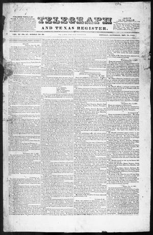 Telegraph and Texas Register (Houston, Tex.), Vol. 2, No. 47, Ed. 1, Saturday, November 11, 1837