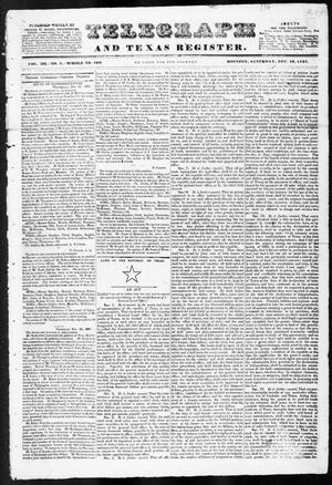 Telegraph and Texas Register (Houston, Tex.), Vol. 3, No. 1, Ed. 1, Saturday, December 16, 1837