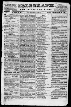 Telegraph and Texas Register (Houston, Tex.), Vol. 3, No. 30, Ed. 1, Wednesday, May 30, 1838